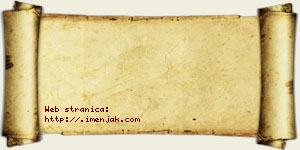 Una Denić vizit kartica